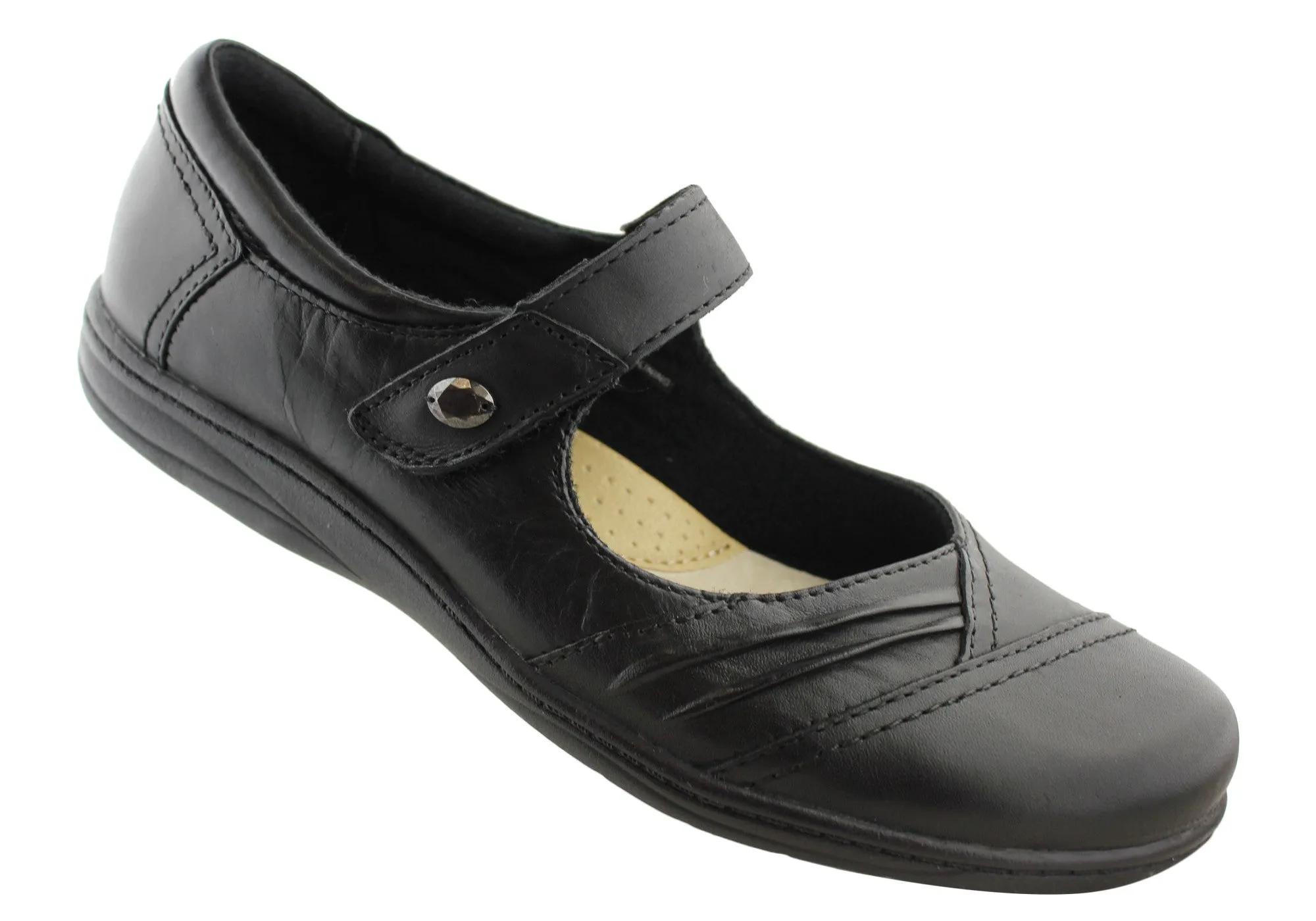 Planet Shoes Jamie Womens Mary Jane Comfort Shoe With Arch Support