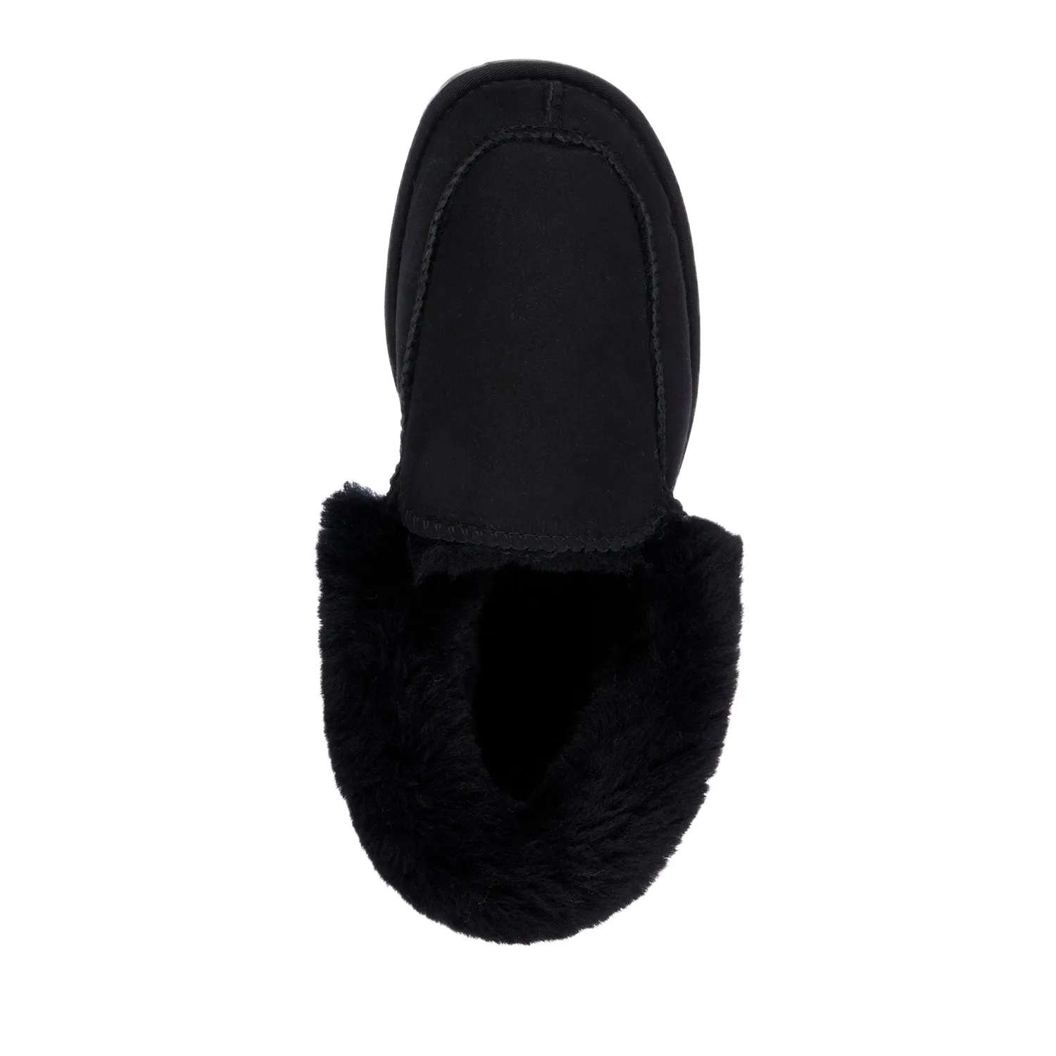  Platinum Made in AU Murray Fold Down Slipper in Black  