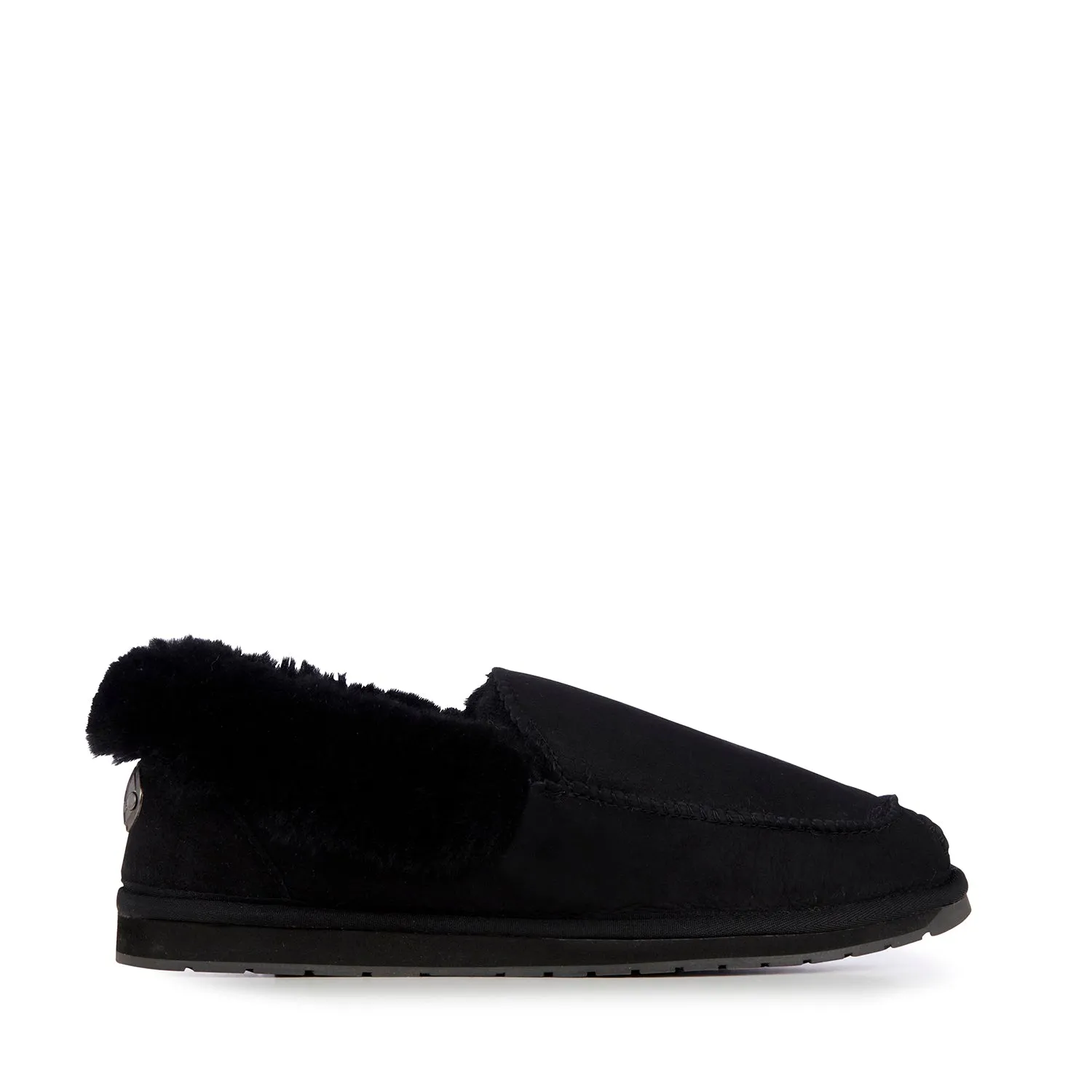  Platinum Made in AU Murray Fold Down Slipper in Black  