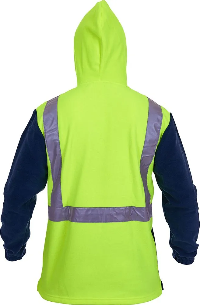 Polar Fleece Hoodie, Premium 1/2 Zip – 380gsm Caution Brand