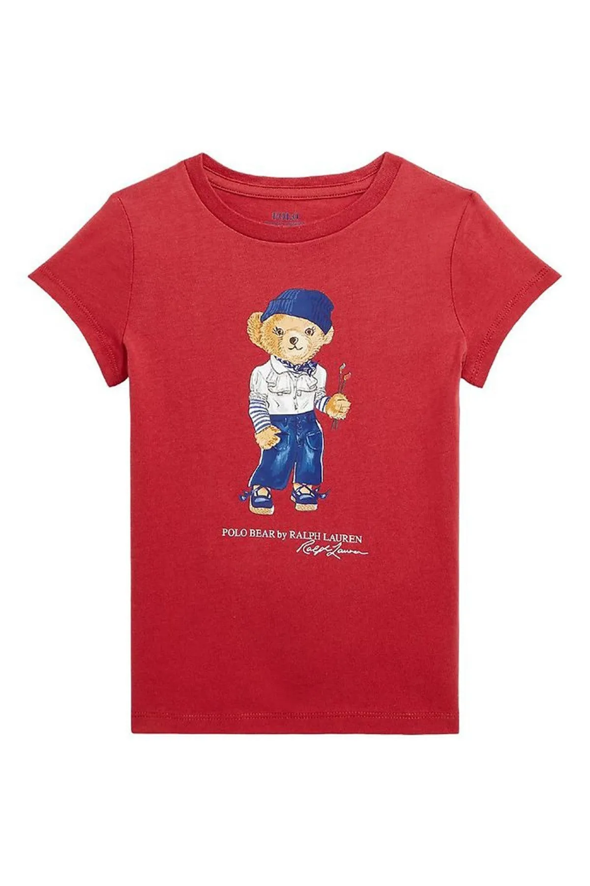 Polo Ralph Lauren Kids 2-4 Ya Kz ocuk Polo Bear T-shirt