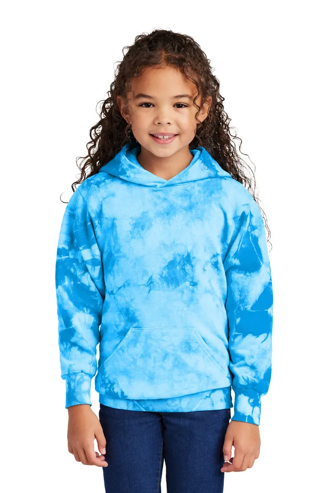 Port & Company PC144Y Youth Crystal Tie-Dye Pullover Hoodie