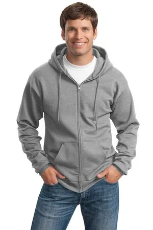 Port & Company Men's Fleece Full-Zip Hooded Sweatshirt. PC90ZH.