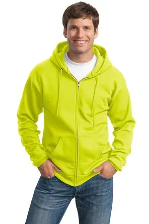 Port & Company Men's Fleece Full-Zip Hooded Sweatshirt. PC90ZH.