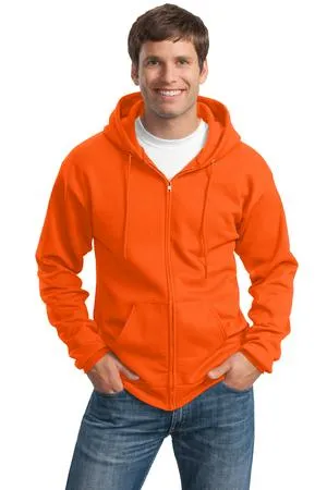 Port & Company Men's Fleece Full-Zip Hooded Sweatshirt. PC90ZH.