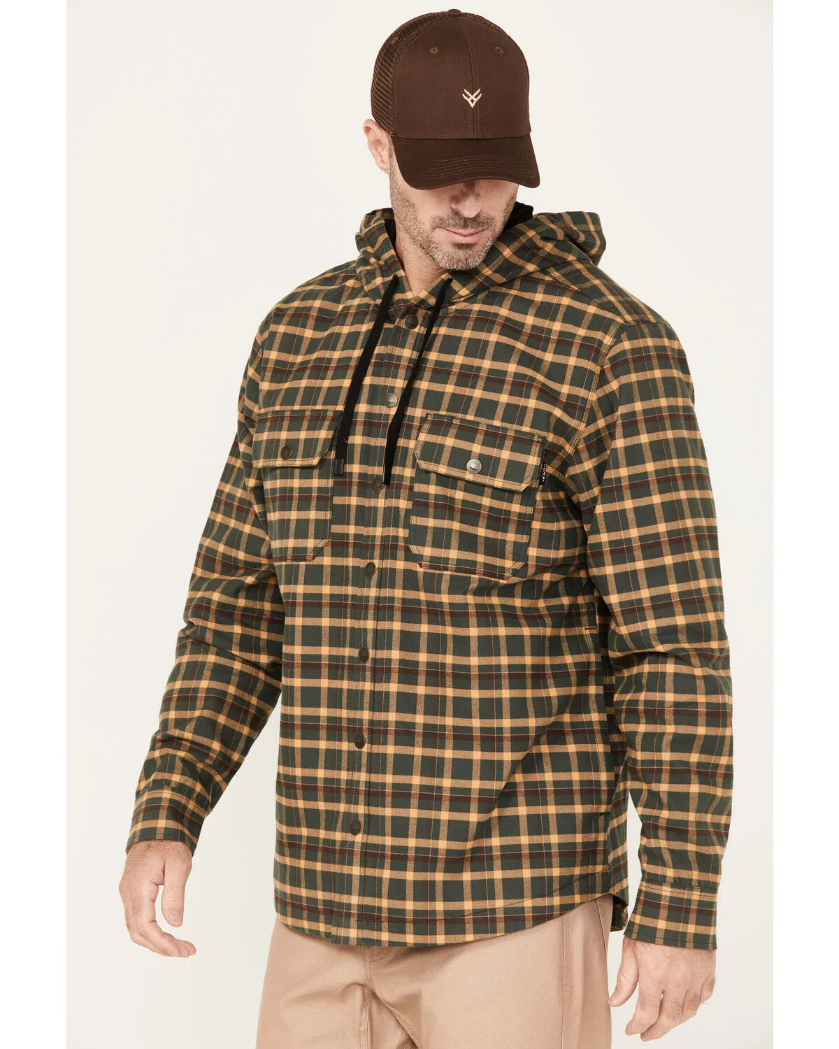 Product Name:  Hawx Men's Flannel Hooded Work Jacket