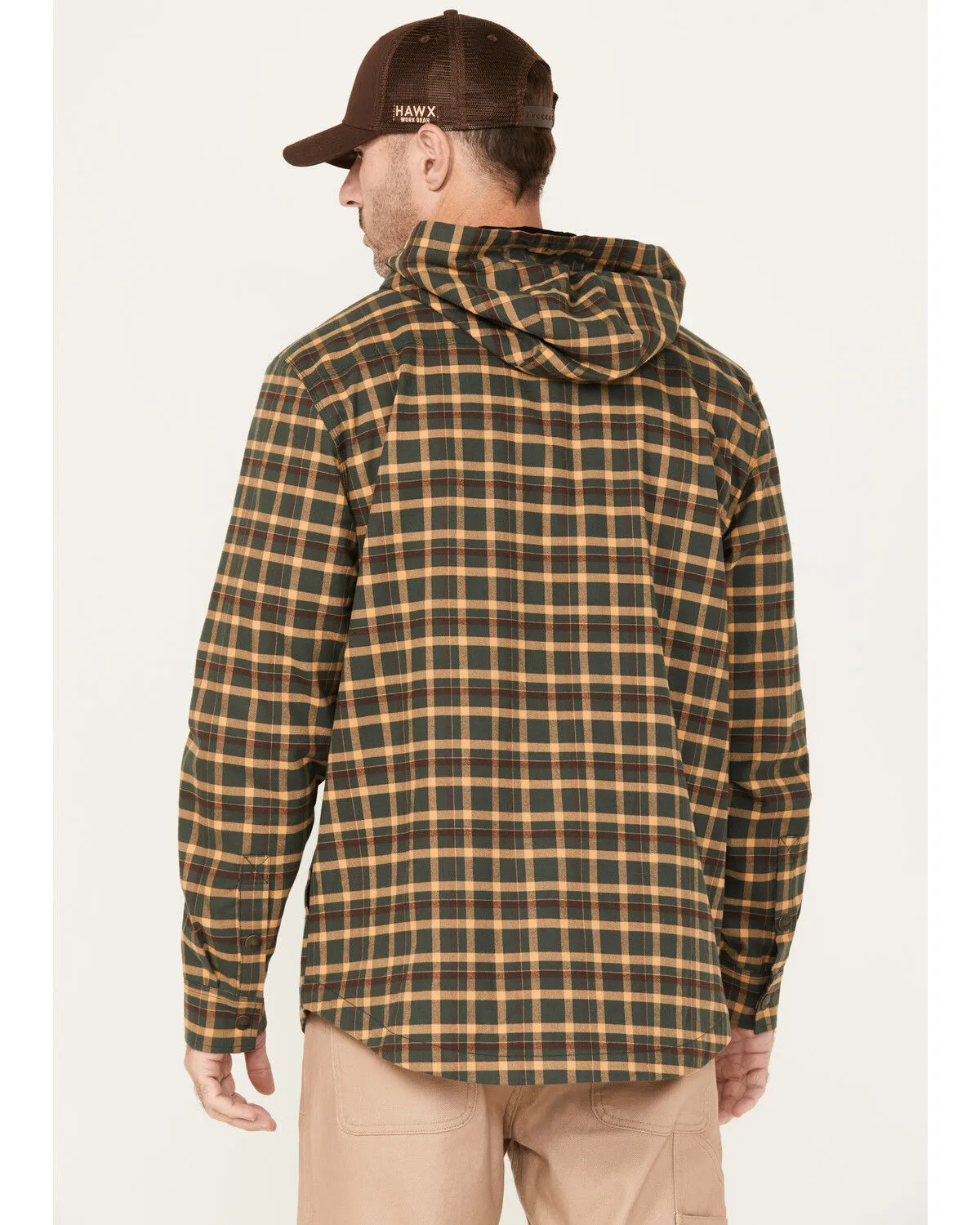 Product Name:  Hawx Men's Flannel Hooded Work Jacket