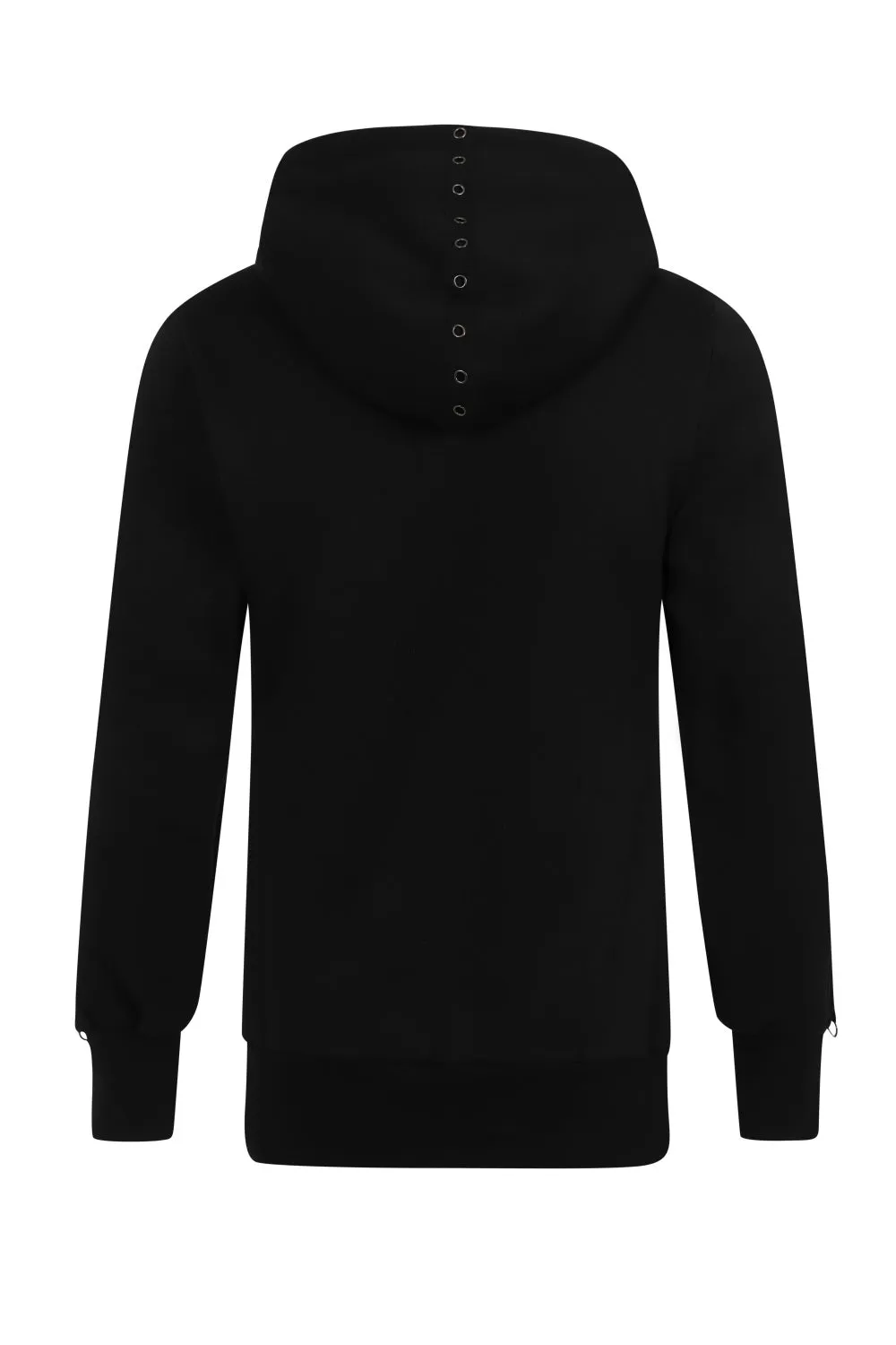 Pullover Hoodie with Grommets