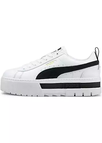 Puma Mayze Leather Trainers | Grattan