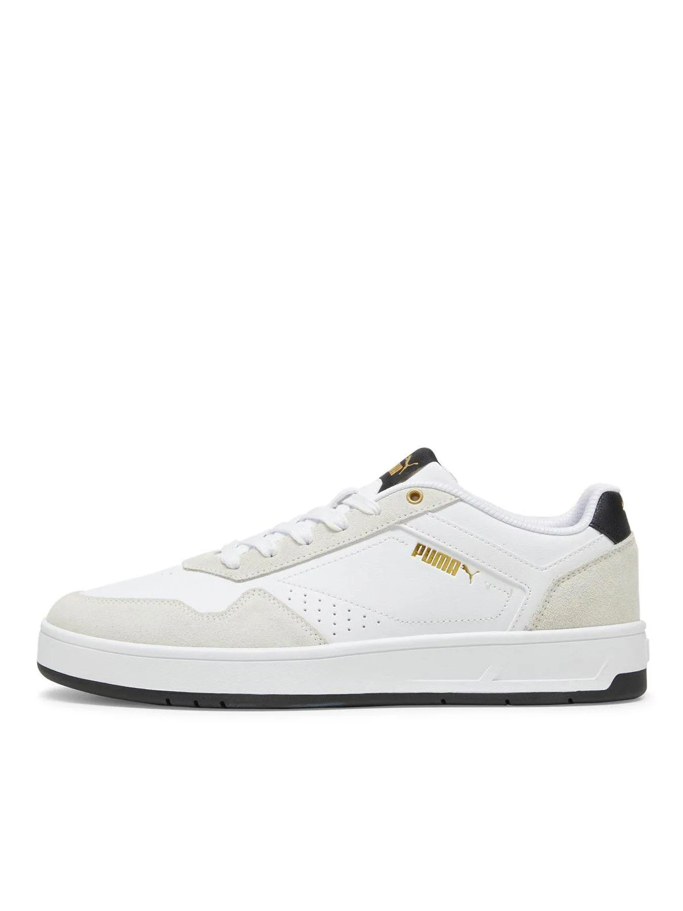 Puma Mens Court Classic Sd Trainers - White/grey