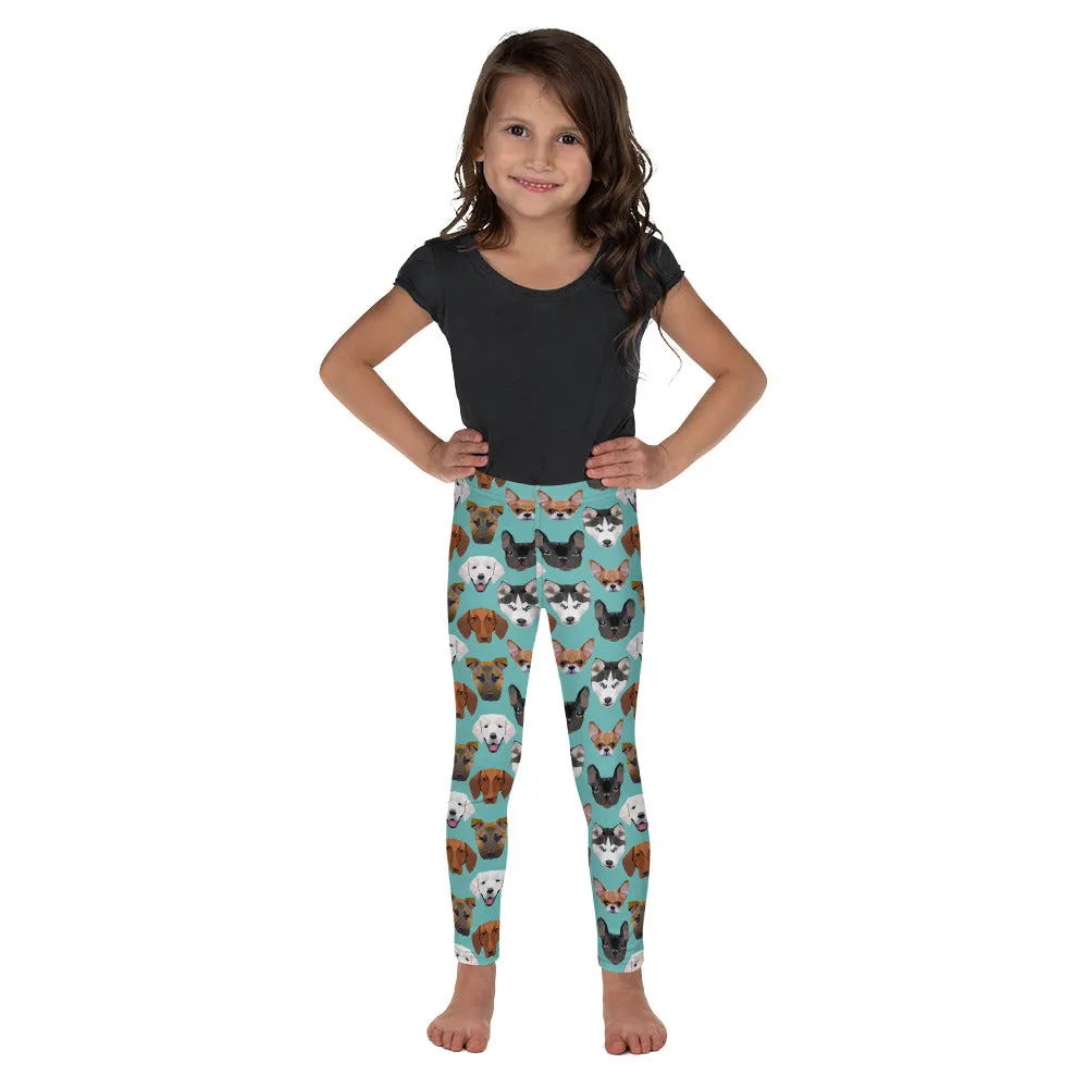 Pup Pattern Kid's Leggings