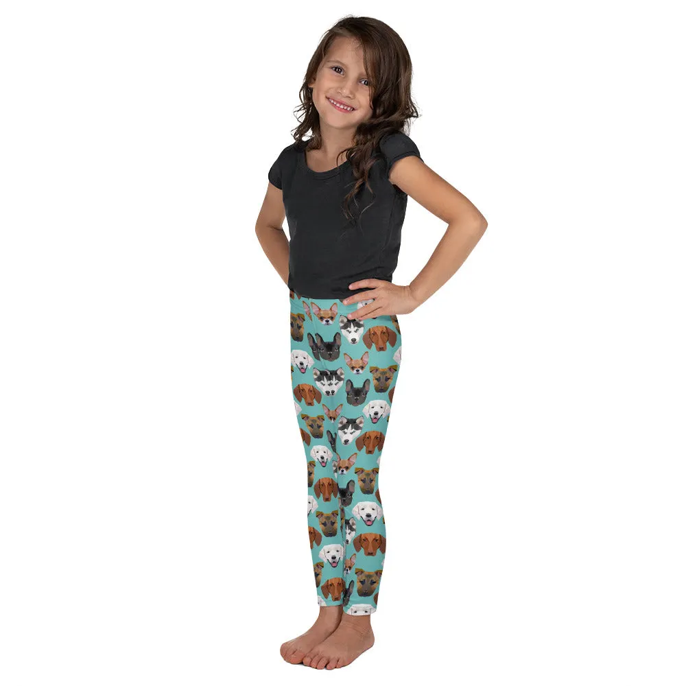 Pup Pattern Kid's Leggings