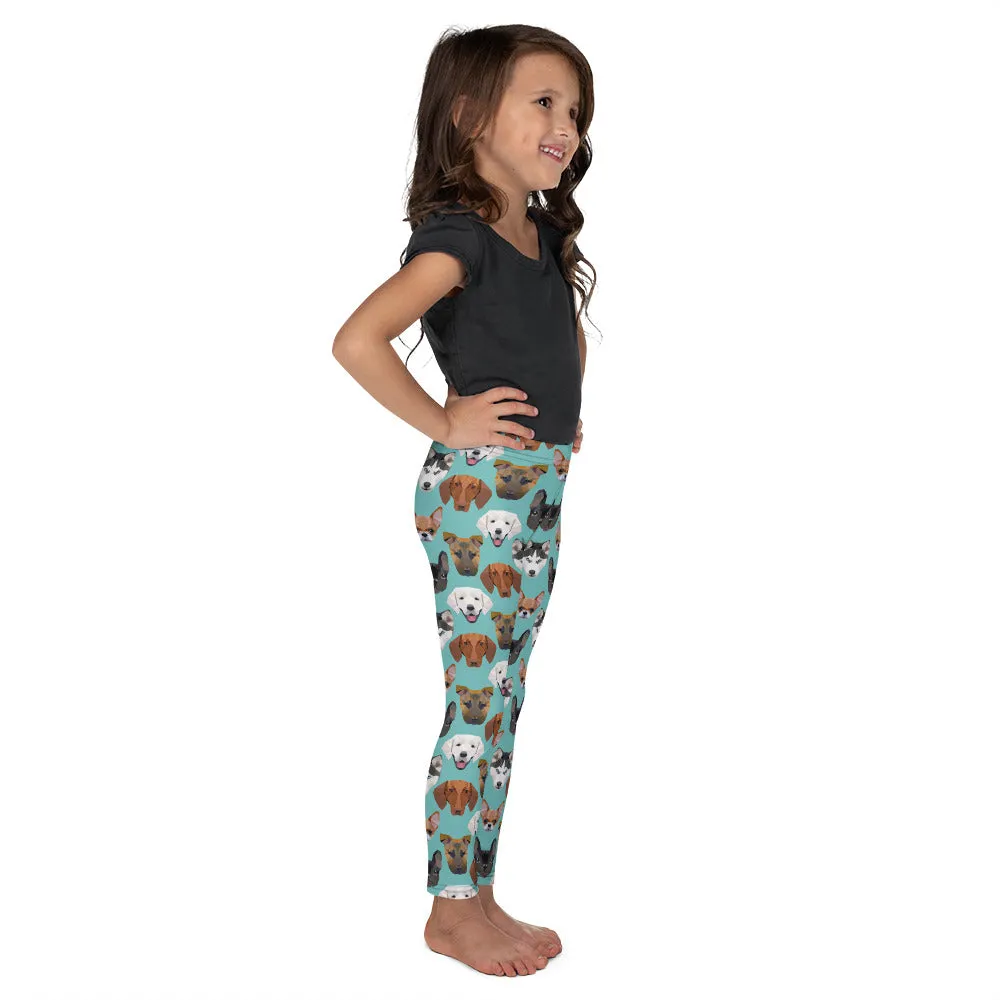 Pup Pattern Kid's Leggings