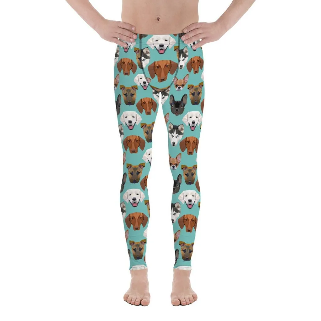 Pup Pattern Men's Leggings