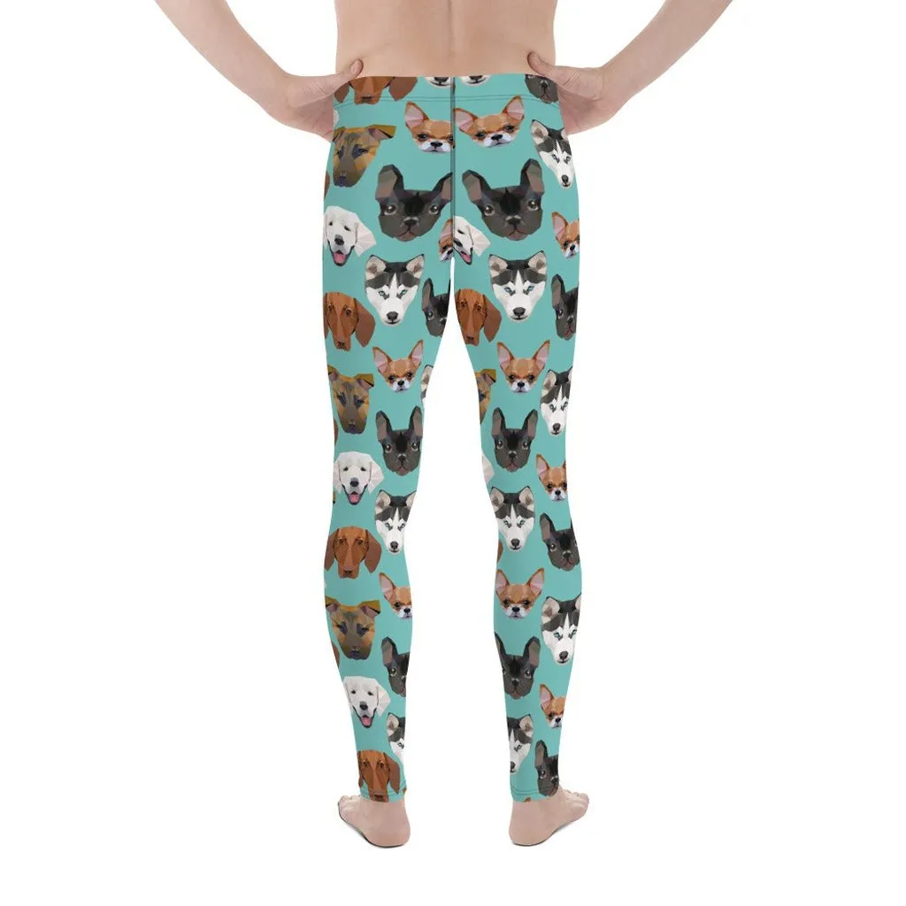 Pup Pattern Men's Leggings