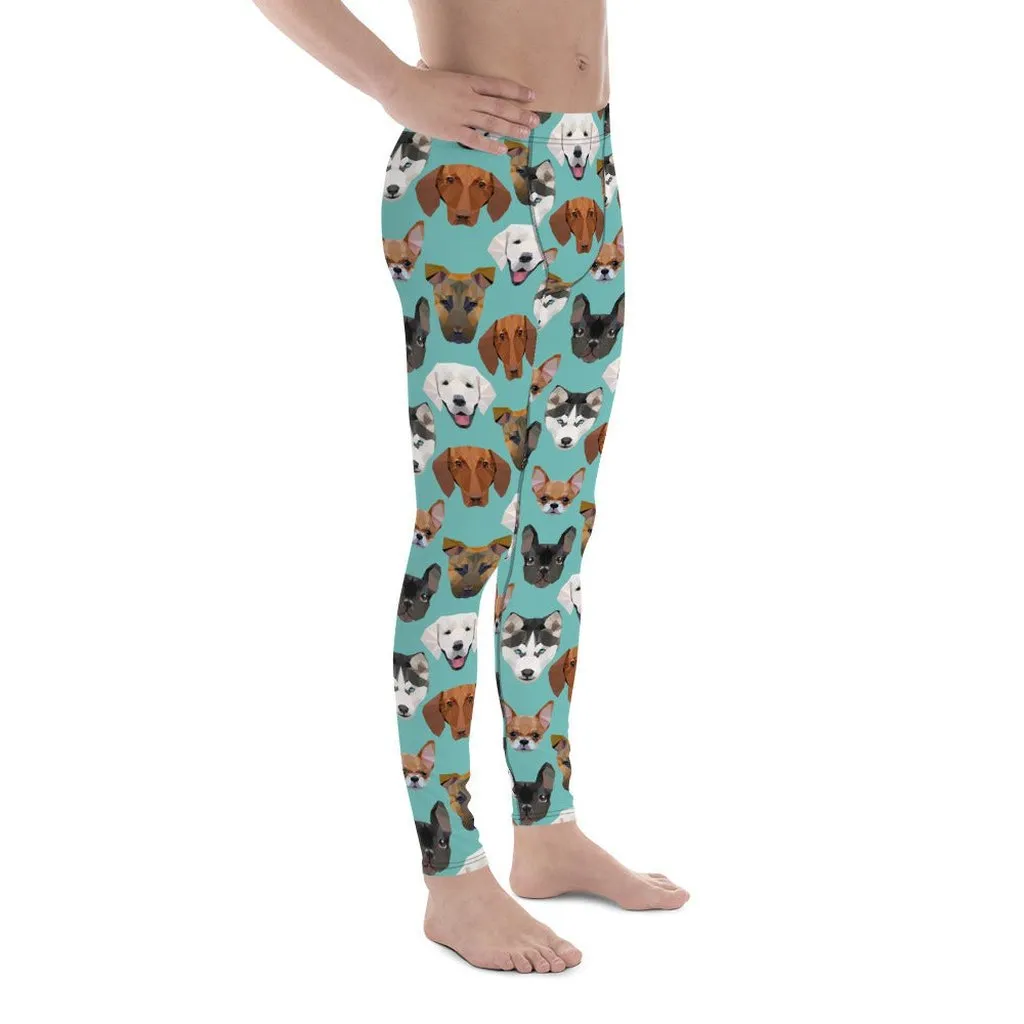 Pup Pattern Men's Leggings