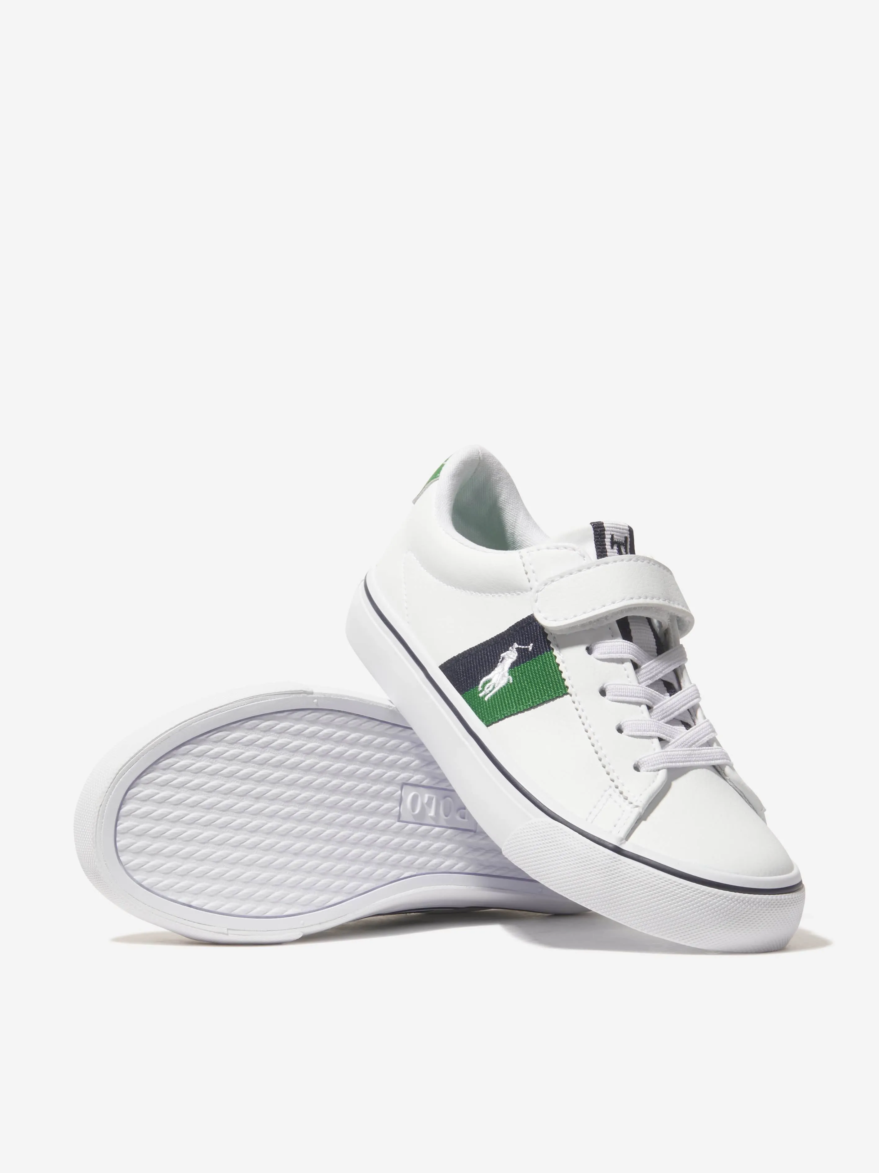 Ralph Lauren Boys Westcott II Trainers in White