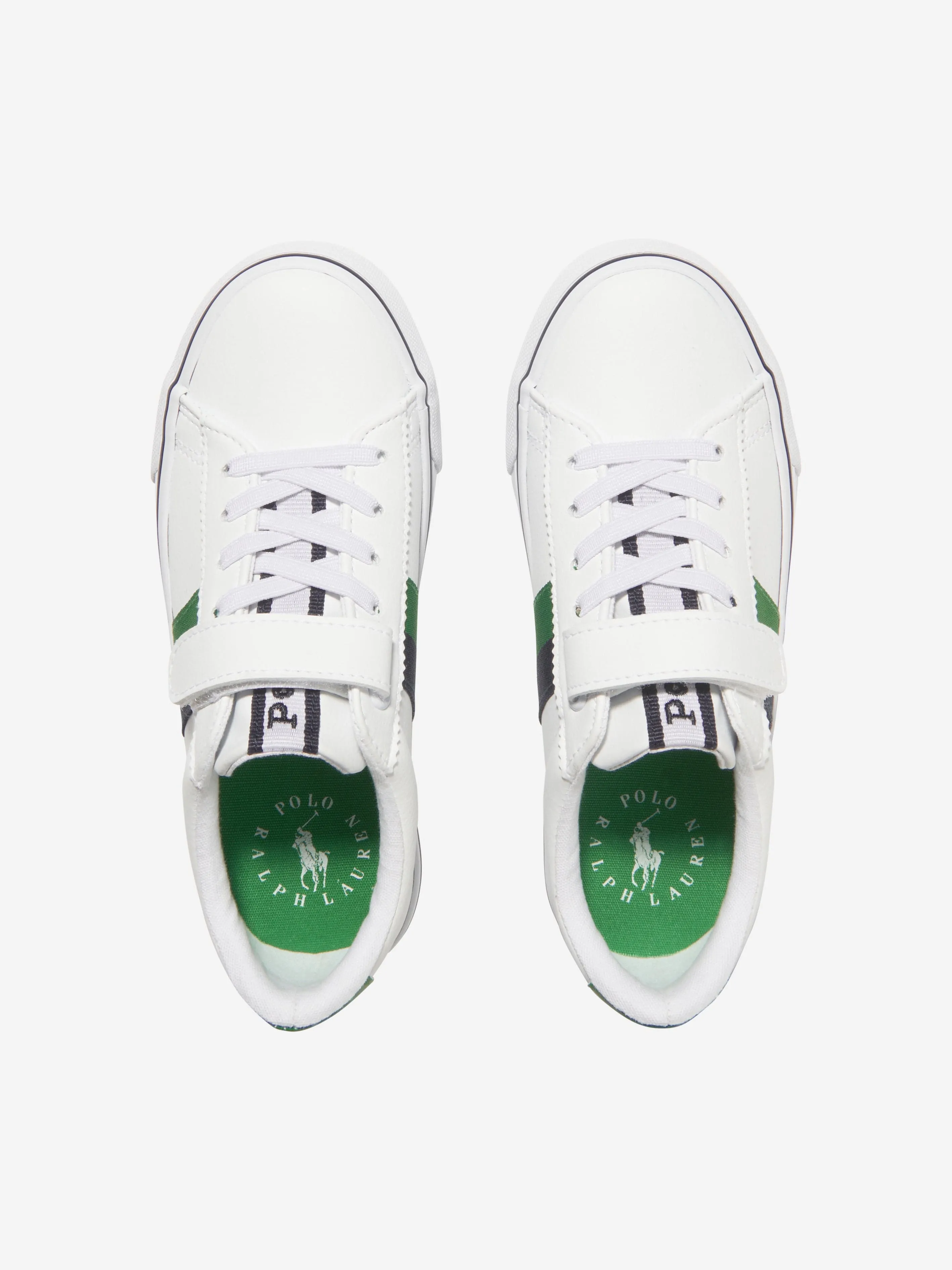 Ralph Lauren Boys Westcott II Trainers in White