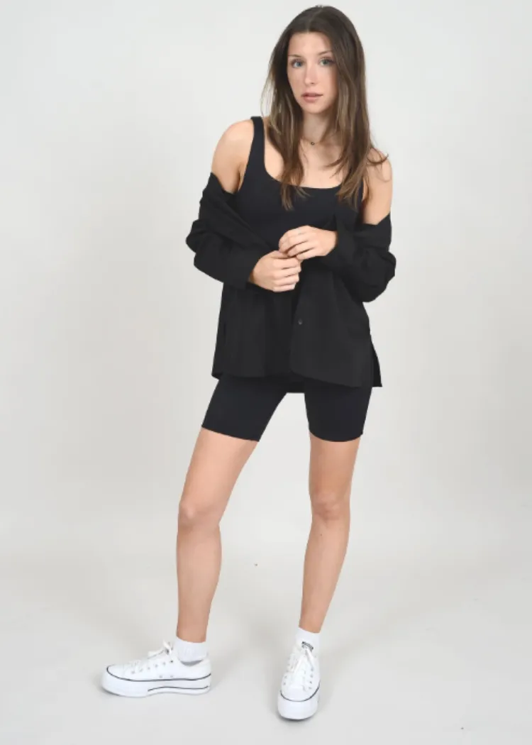 RD Style Second Skin Tia U Neck Tank Romper