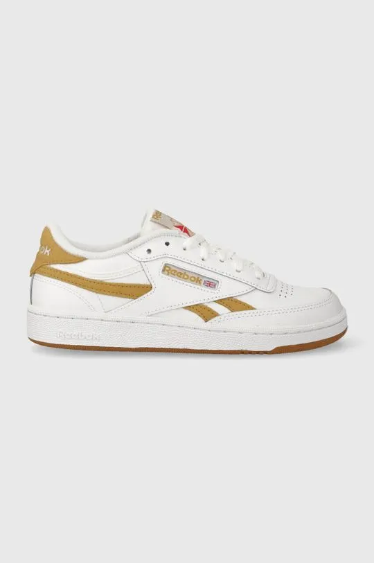 Reebok leather sneakers Club C Revenge white color