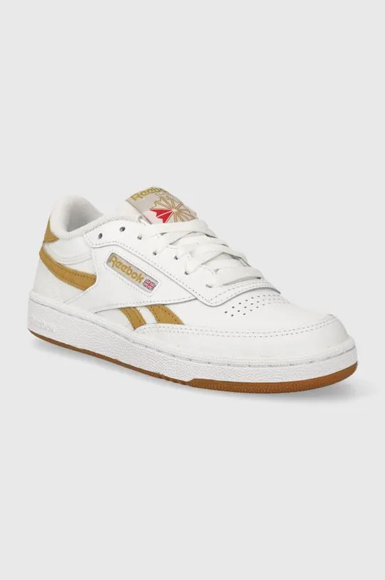 Reebok leather sneakers Club C Revenge white color