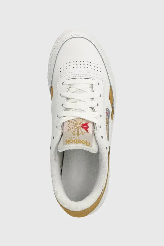 Reebok leather sneakers Club C Revenge white color