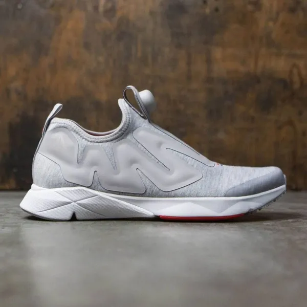 Reebok Men Pump Supreme Hoodie (gray / zinc / white / china red / awesome blue)