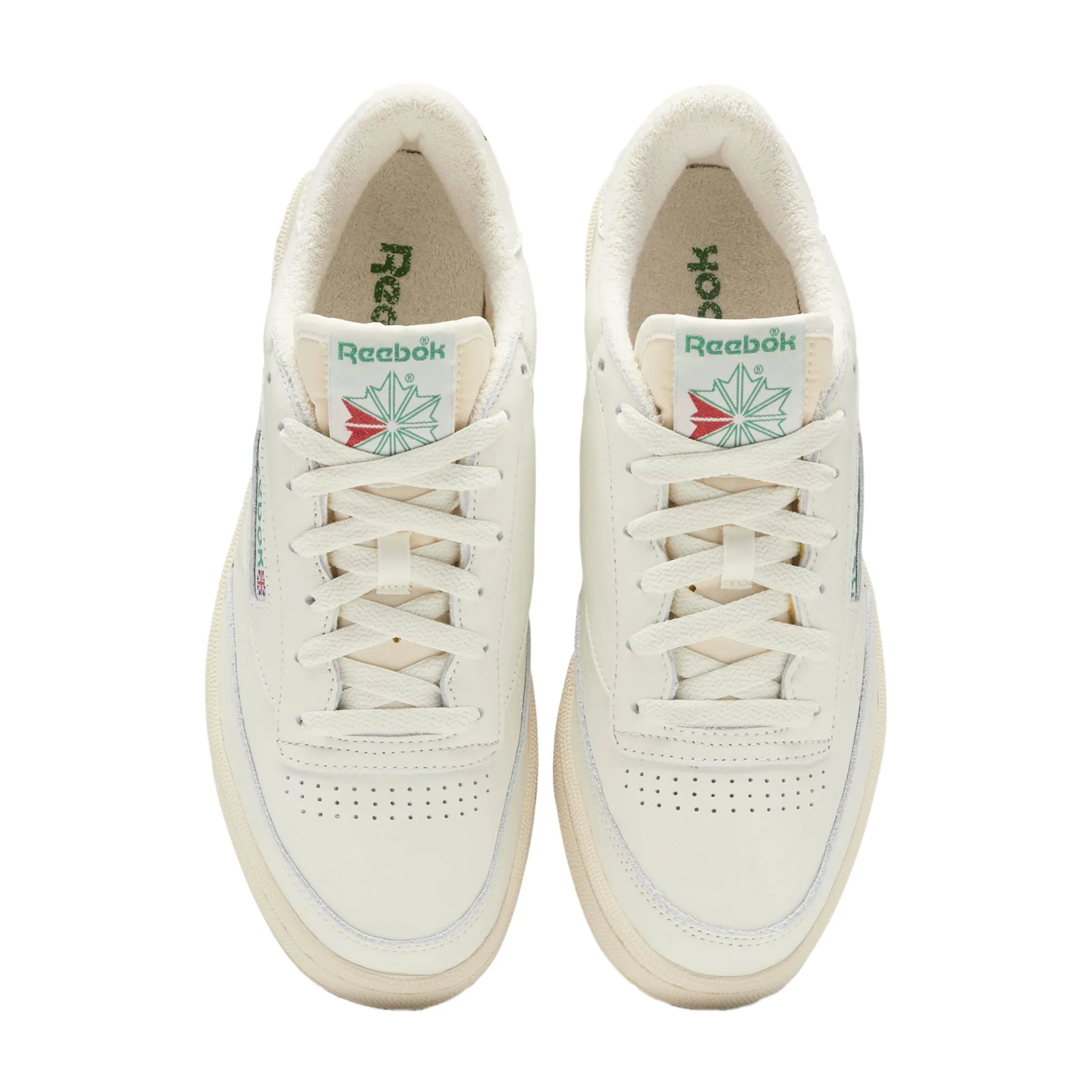 Reebok Women's Club C 85 Vintage (Chalk/Alabaster/Glen Green) GX3686