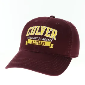 Relaxed Twill Adjustable Hat - Maroon Alumni