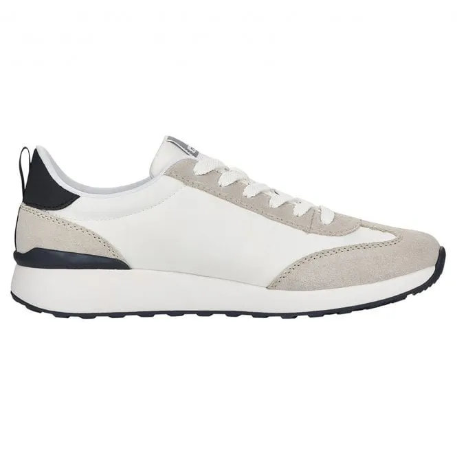 Rieker  Mens 07603-60 White Lace-Up Trainers