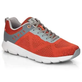 Rieker  Mens 07806-38 Orange Lace-Up Trainers