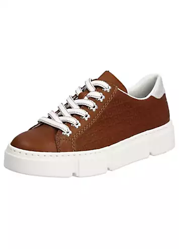 Rieker Side Pattern Lace-Up Trainers | Grattan