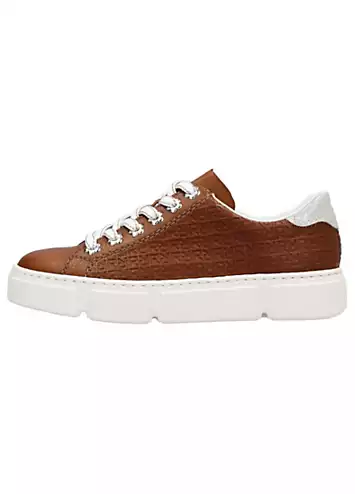 Rieker Side Pattern Lace-Up Trainers | Grattan