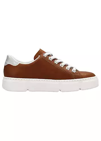 Rieker Side Pattern Lace-Up Trainers | Grattan