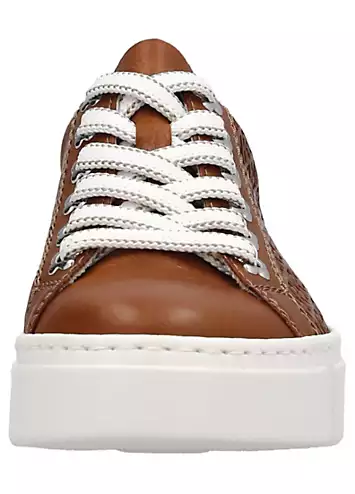 Rieker Side Pattern Lace-Up Trainers | Grattan