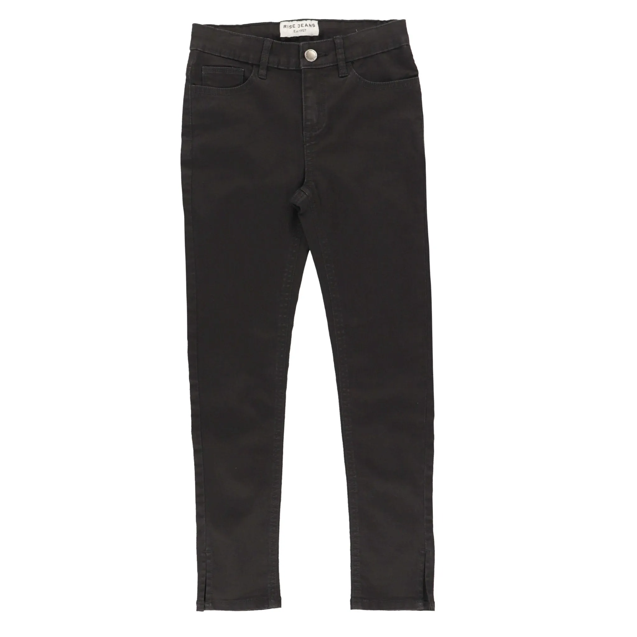 Rise Jeans Basic Black Jegging 10-16y  - Clement