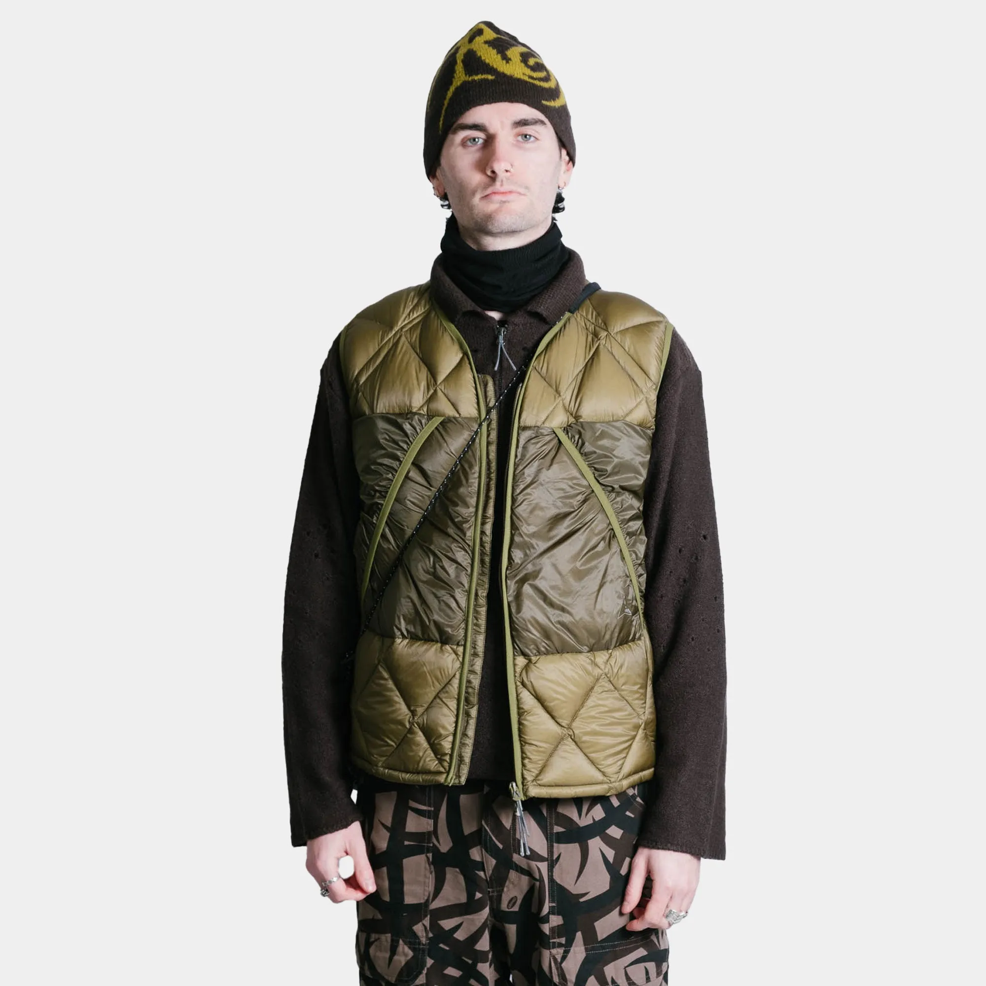 ROA Light Down Vest - Olive Branch