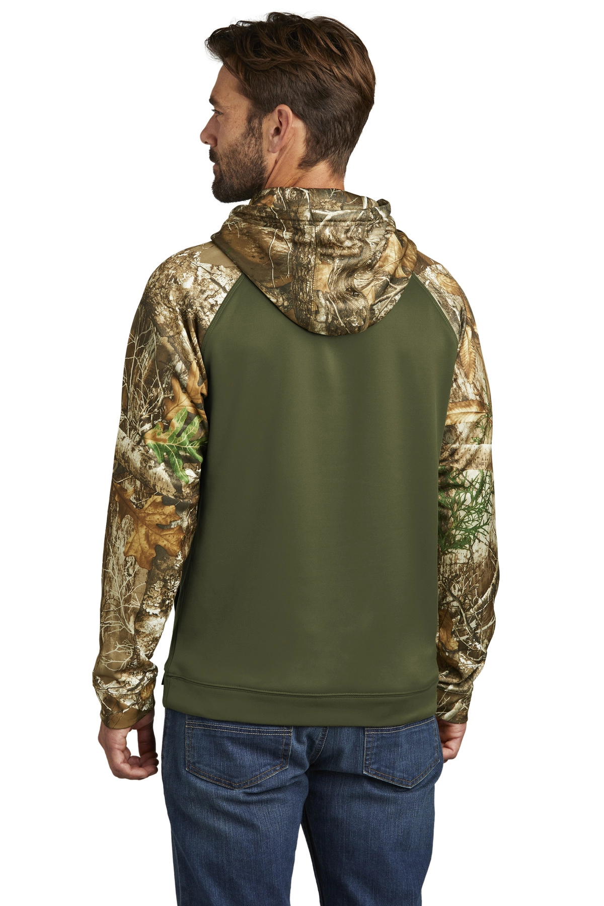 Russell Outdoor RU451 s Realtree Performance Colorblock Pullover Hoodie SKU: RU451