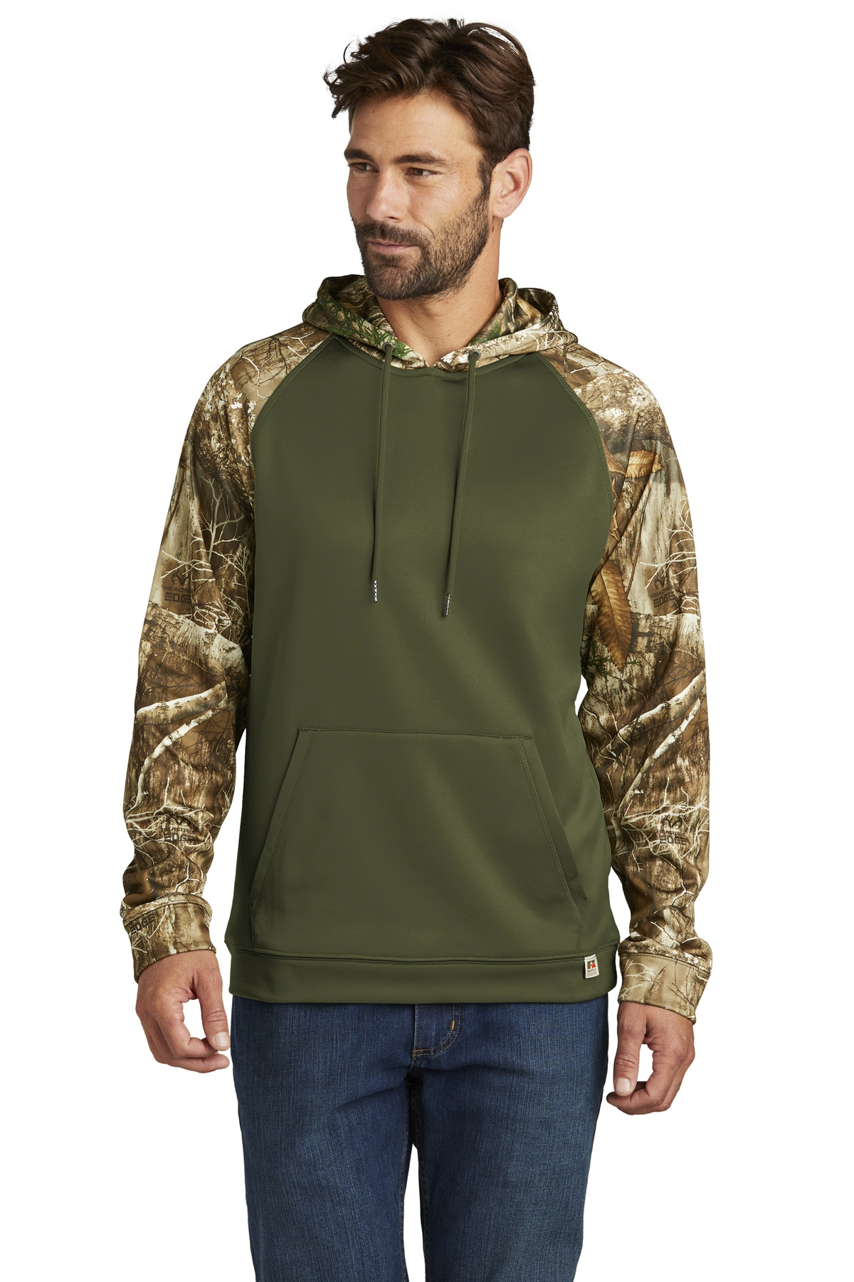 Russell Outdoor RU451 s Realtree Performance Colorblock Pullover Hoodie SKU: RU451