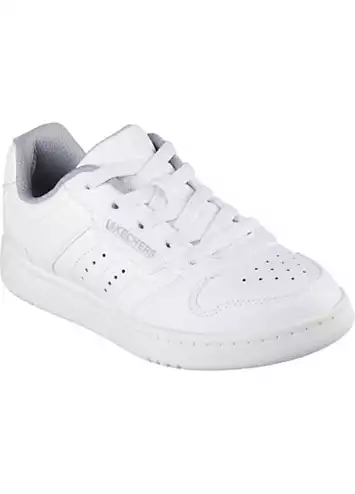 Skechers Boys White Quick Street Trainers | Grattan