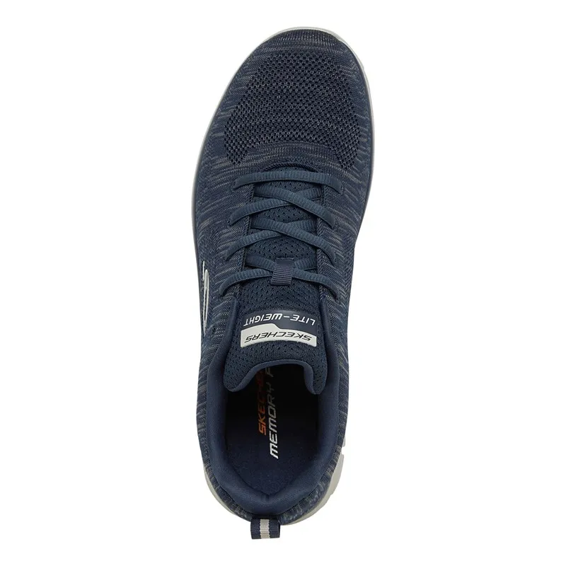 SKECHERS Mens Track Front Runner Trainers Navy/Grey