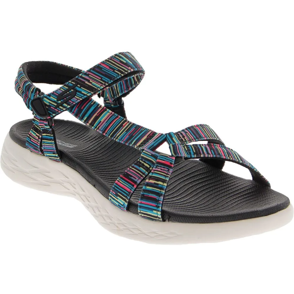 Skechers On The Go 600 Electric Slide Sandals - Womens