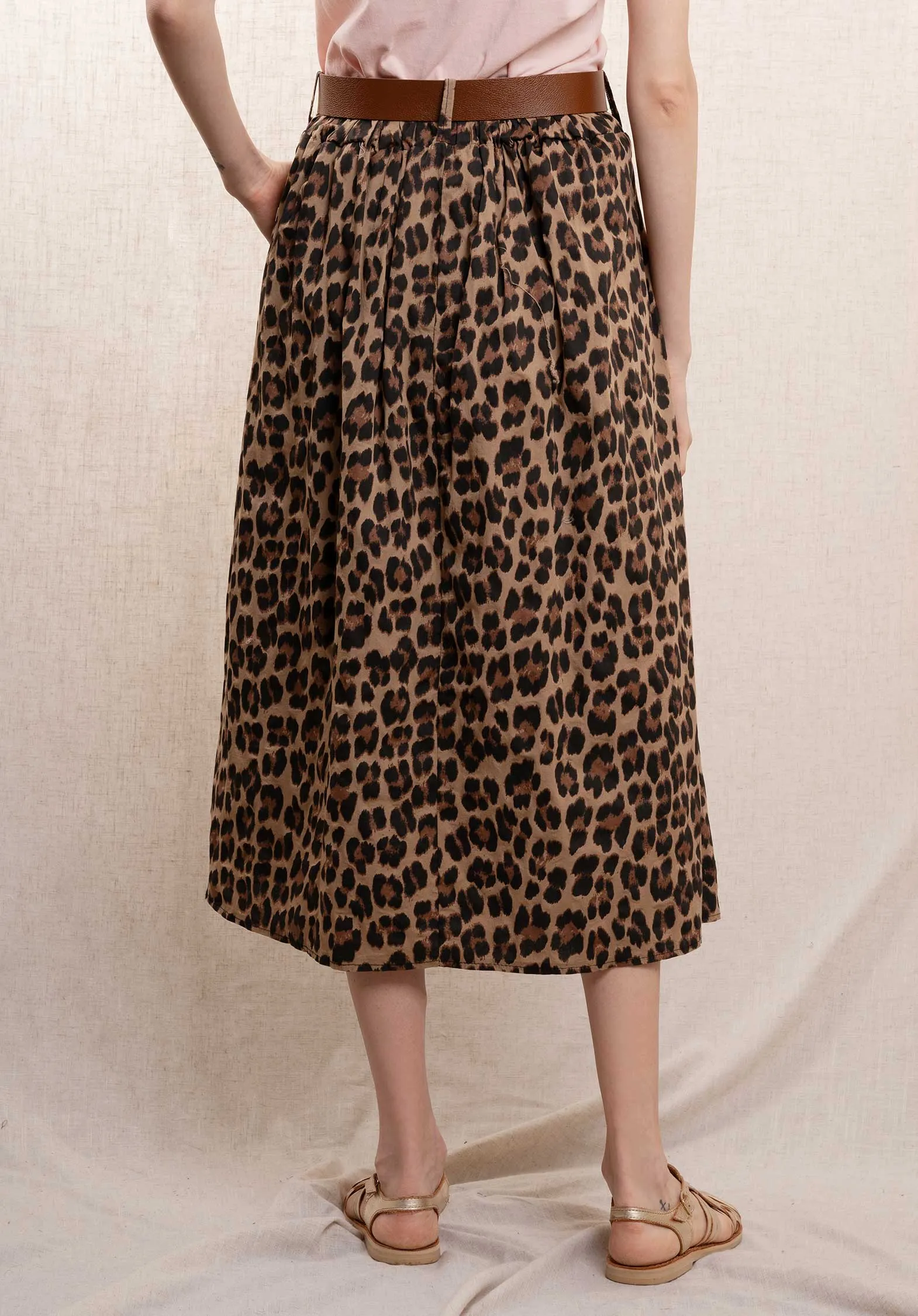 Skirt 2123 Leopard-Print