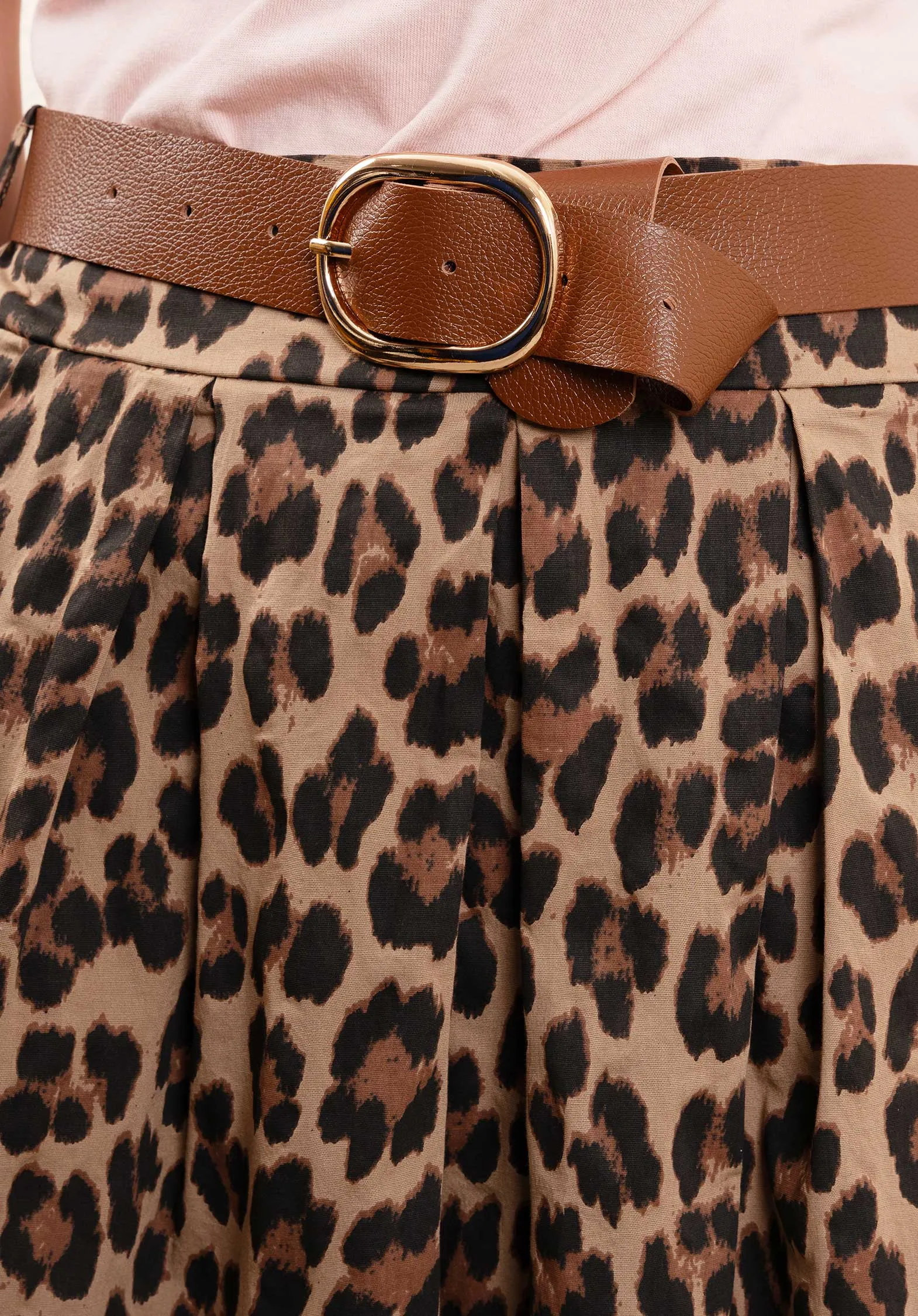 Skirt 2123 Leopard-Print