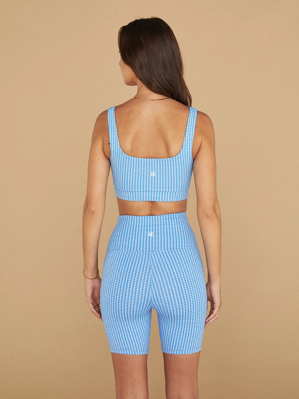 Sparrow Short - Blue Checker