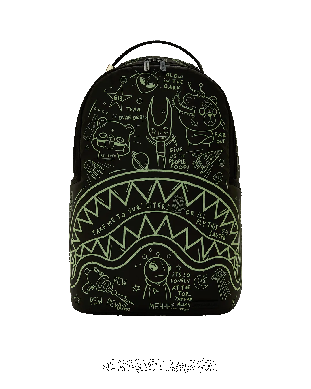 Sprayground - Glow the Space Backpack (Glow in the Dark Effect)