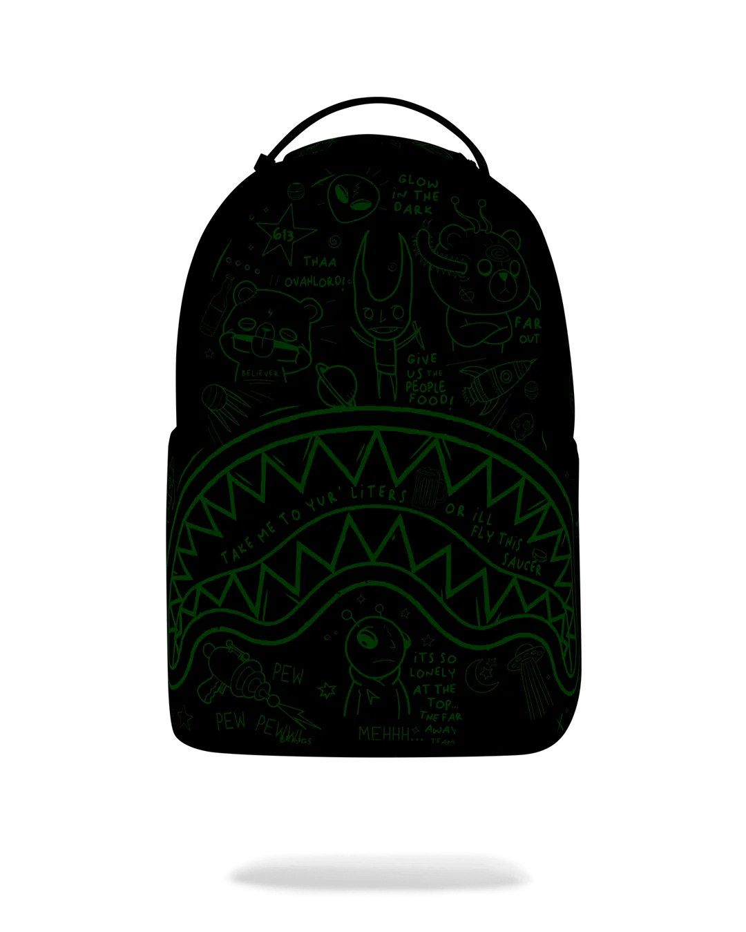 Sprayground - Glow the Space Backpack (Glow in the Dark Effect)