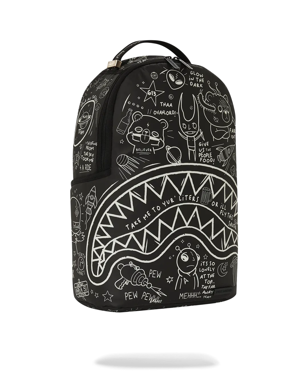 Sprayground - Glow the Space Backpack (Glow in the Dark Effect)