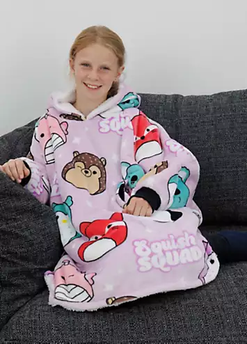 Squishmallows Hugzee - Wearable Hooded Fleece Blanket | Kaleidoscope