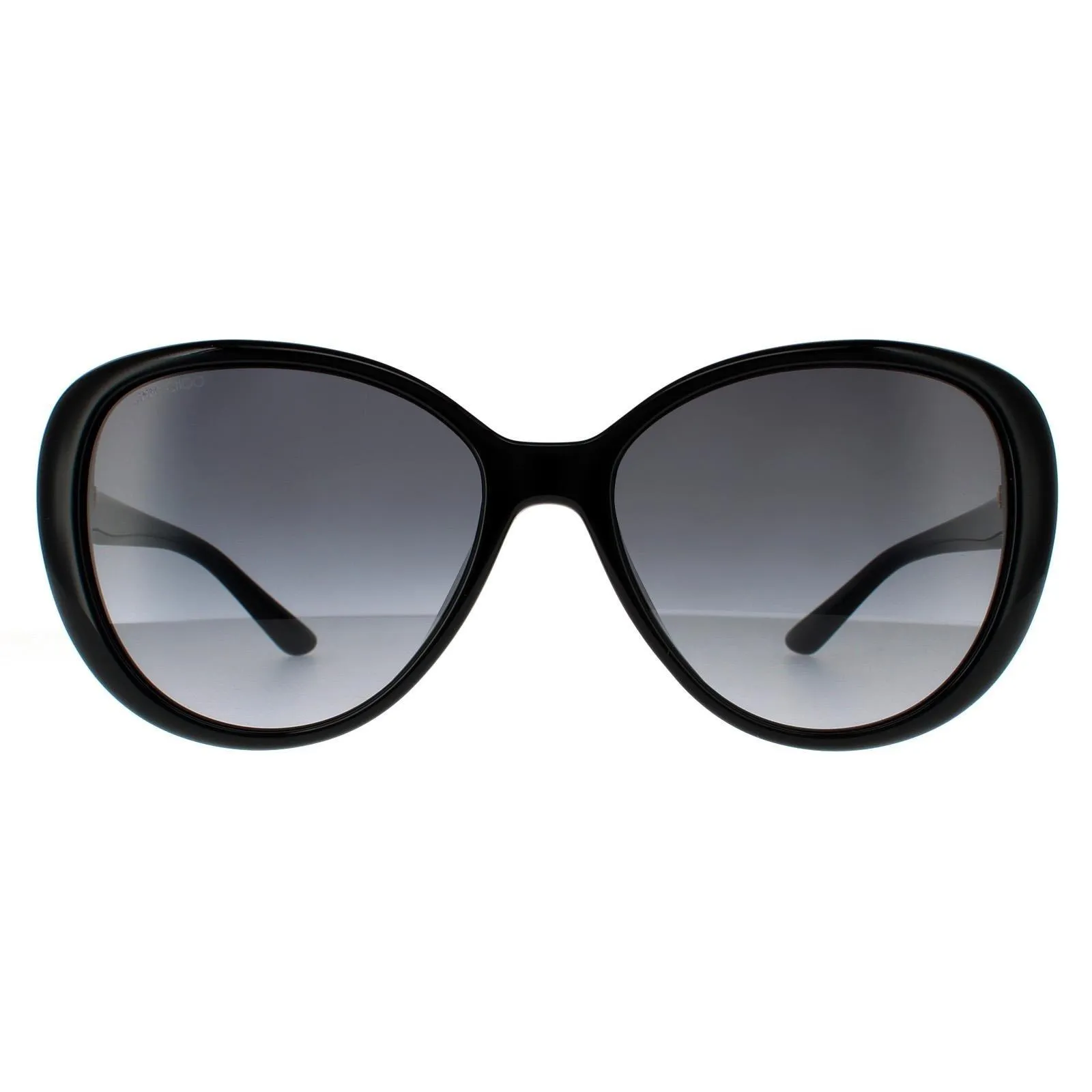 Sunglasses | Fashion Black Dark Grey Gradient Sunglasses | Jimmy Choo